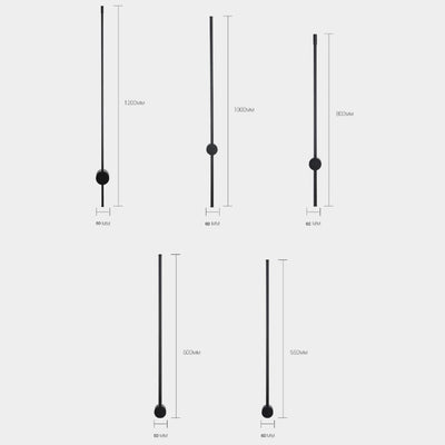 Minimalistic Stick Wall Lamp