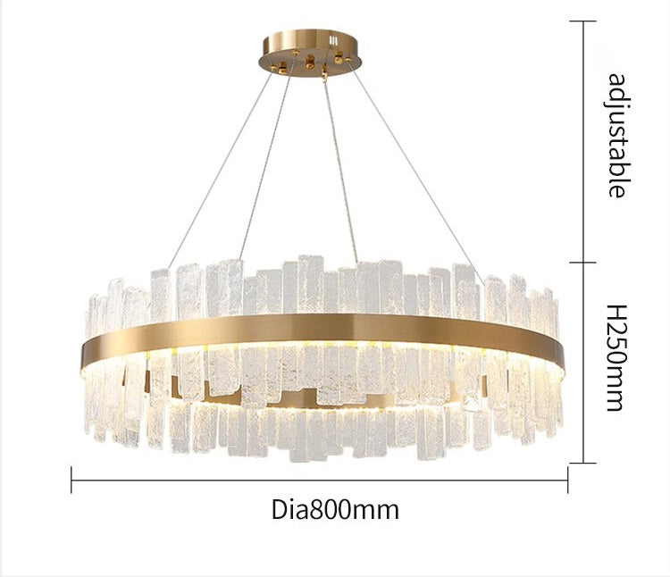 Luxurious Crystal Nebula Chandelier