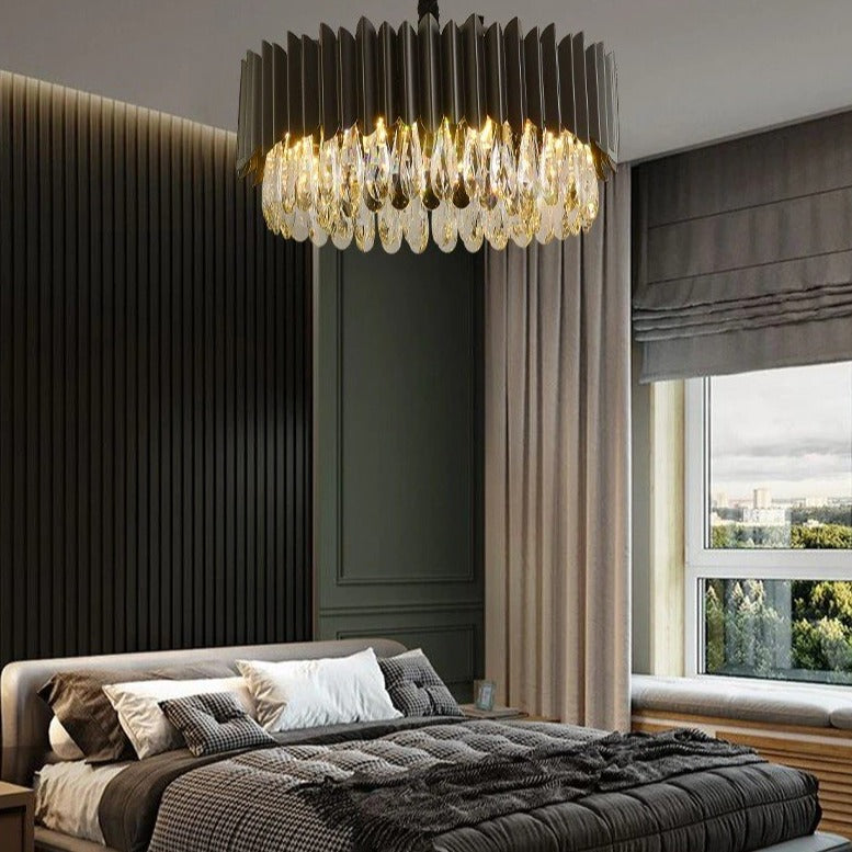 Luxurious Crystal Dark Sky Chandelier