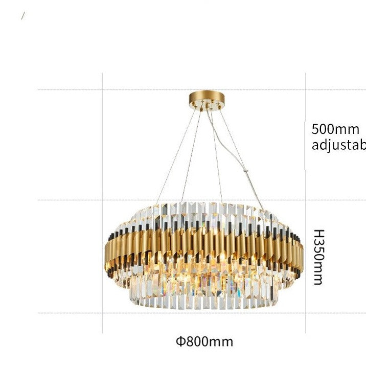 Luxurious Crystal Philantrophist Chandelier