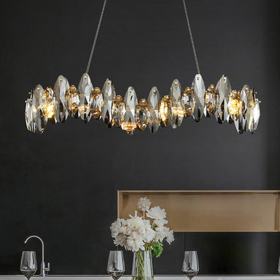 Crystal Luxury Dark Wave Chandelier