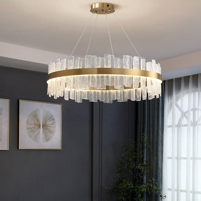 Luxurious Crystal Nebula Chandelier