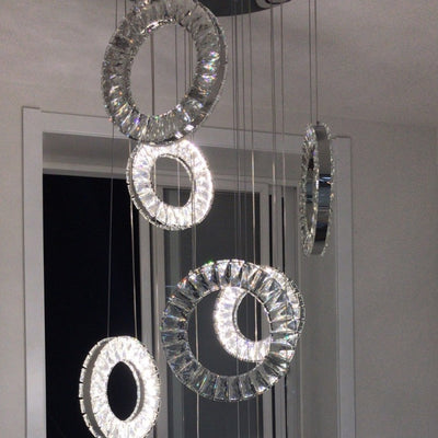 Luxurious Crystal Rounds Chandelier