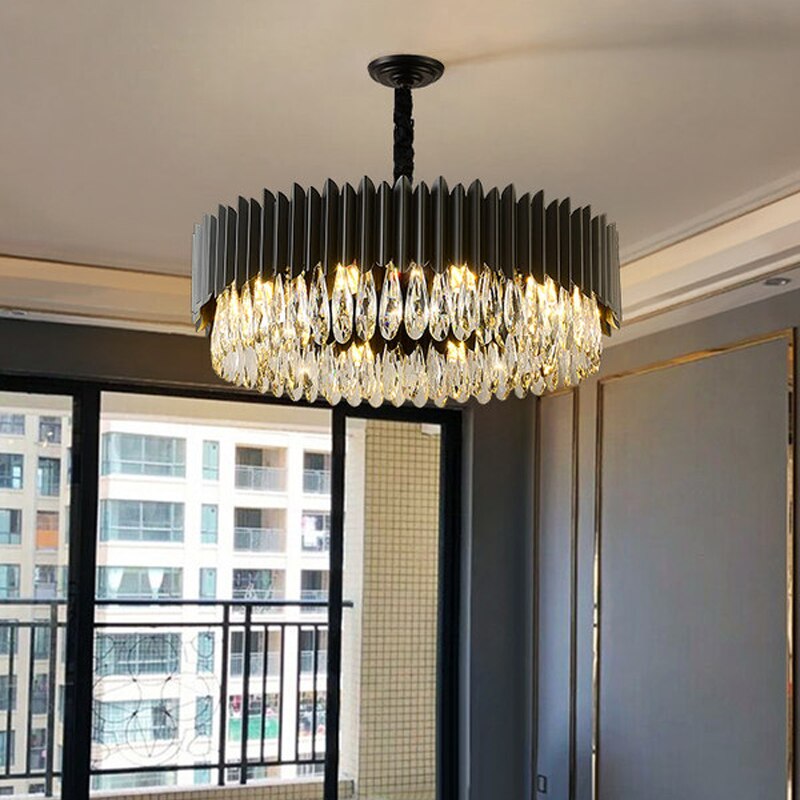 Luxurious Crystal Dark Sky Chandelier