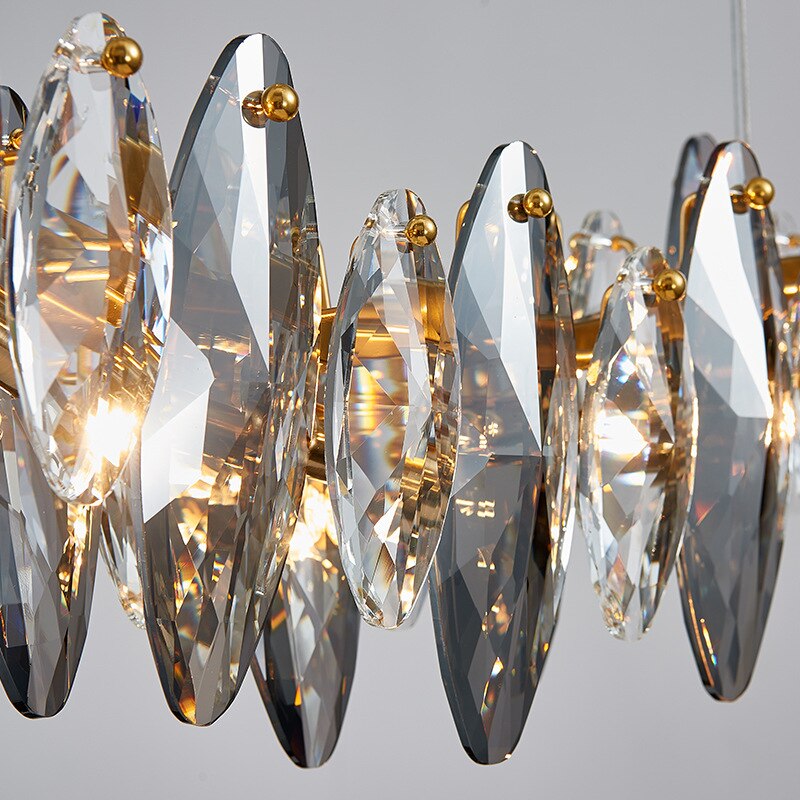 Crystal Luxury Dark Wave Chandelier