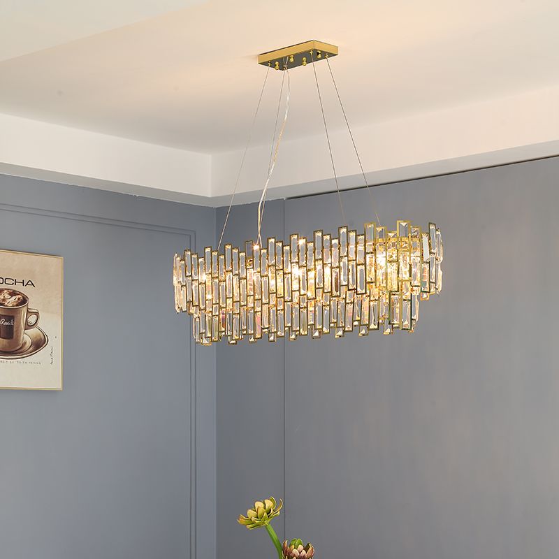 Luxurious Crystal Contemporary Art Chandelier