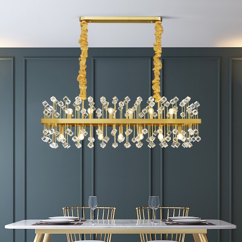 Modern Style Golden Lollipop Chandelier