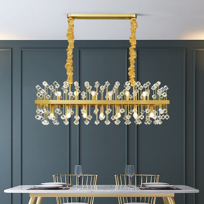 Modern Style Golden Lollipop Chandelier