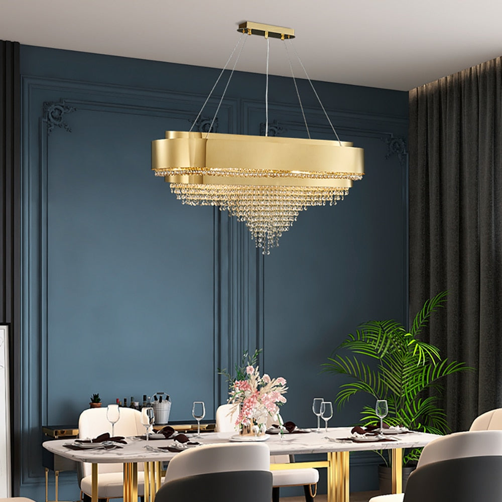 Luxurious Modern Style Fountain Chandelier