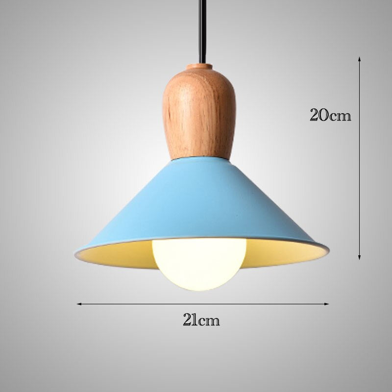 Retro Design Modern Colored Ceiling Light