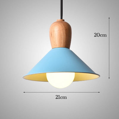 Retro Design Modern Colored Ceiling Light