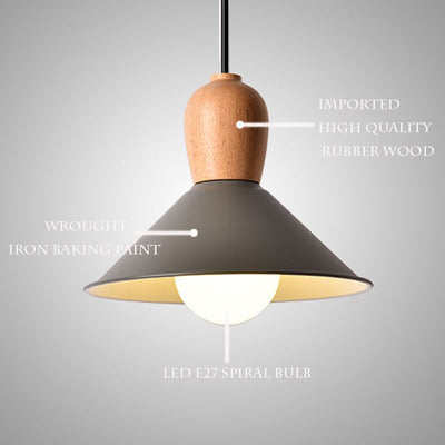 Retro Design Modern Colored Ceiling Light