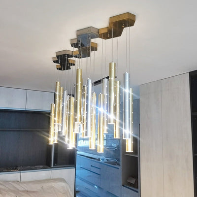 Hanging Shards of Light Chandelier