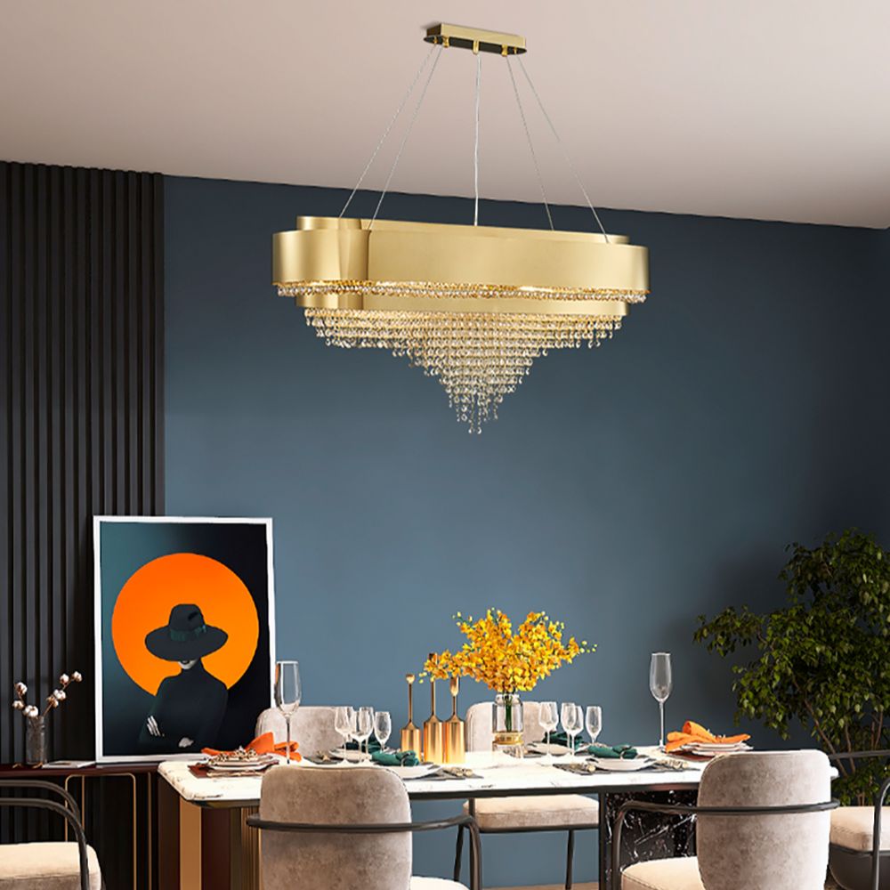 Luxurious Modern Style Fountain Chandelier