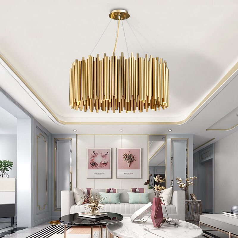 Modern Style Stainless Steel LED Chandelier