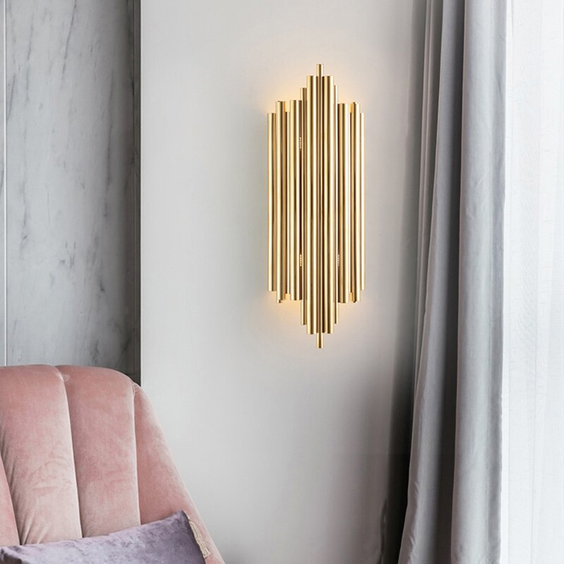 Modern Style Reversed Skyline Wall Light