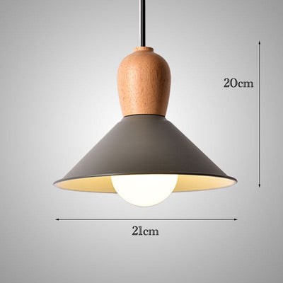 Retro Design Modern Colored Ceiling Light