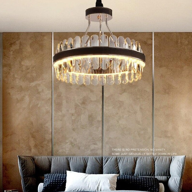 Luxurious Postmodern Crystal Chandelier