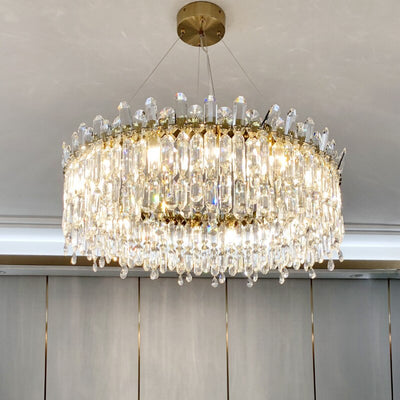 Luxurious Crystal Golden Diadem Chandelier