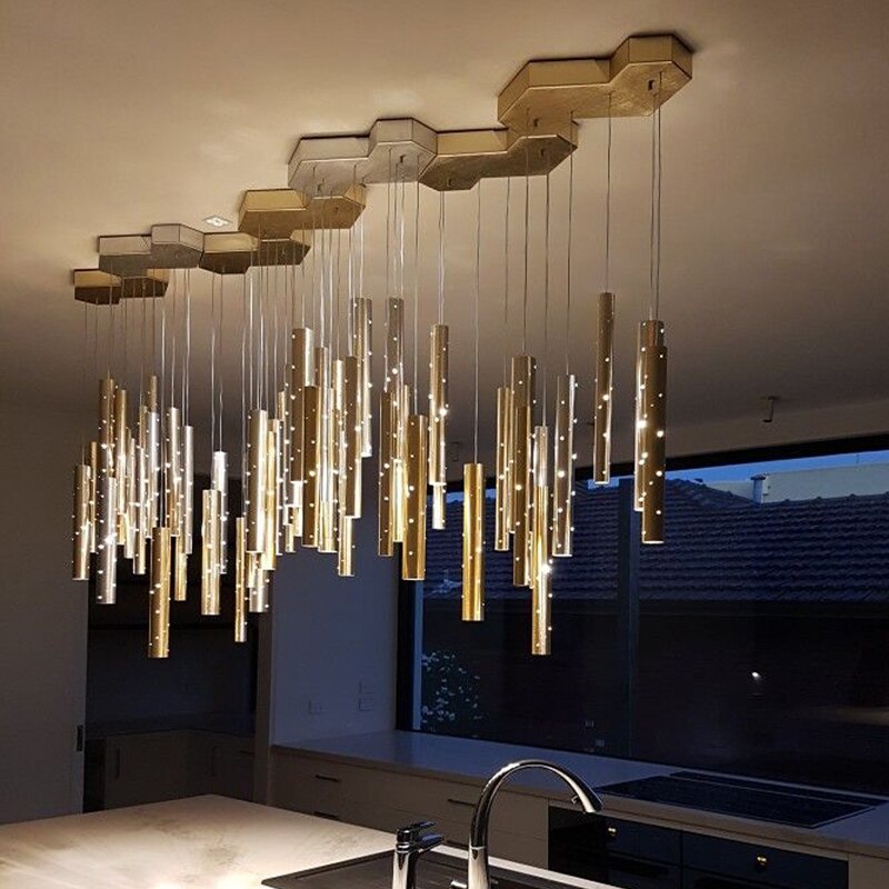 Hanging Shards of Light Chandelier