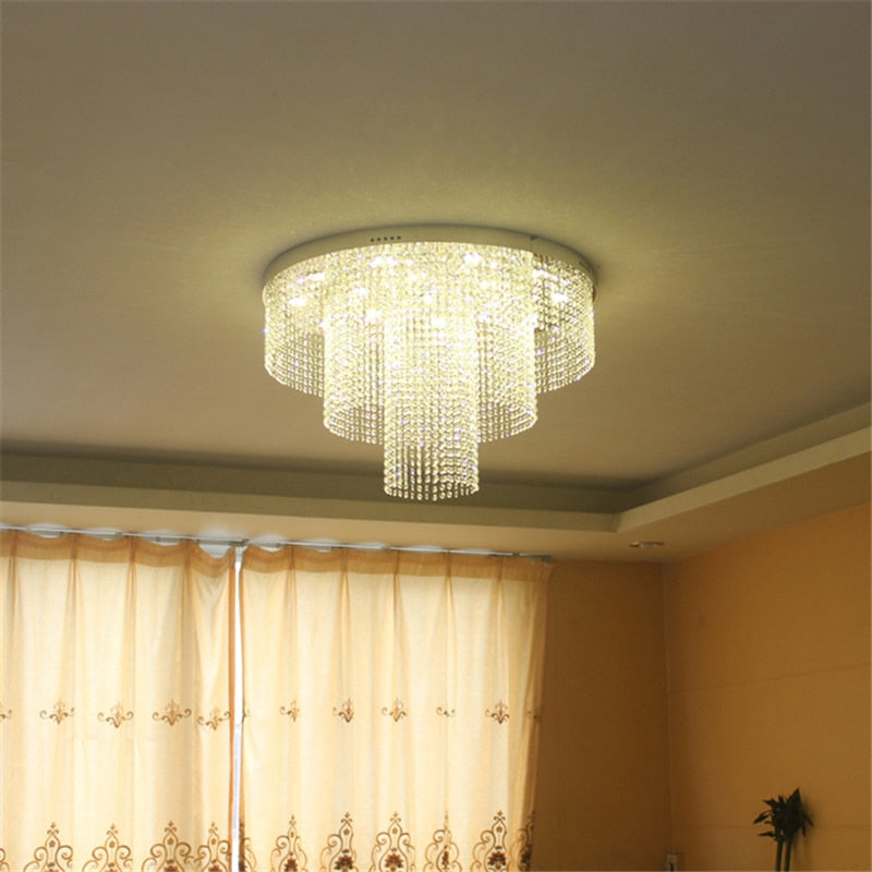 Luxurious Crystal Crepuscular Chandelier