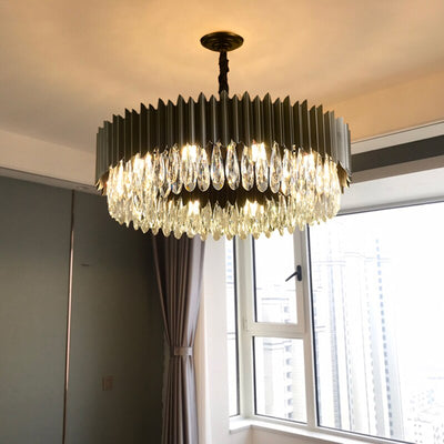 Luxurious Crystal Dark Sky Chandelier