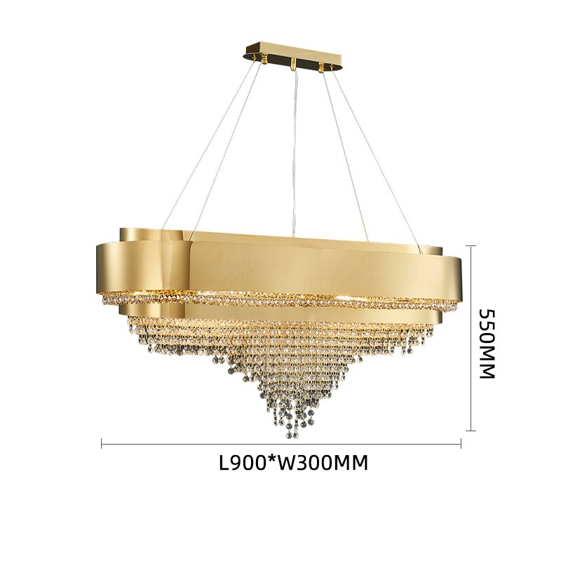 Luxurious Modern Style Fountain Chandelier