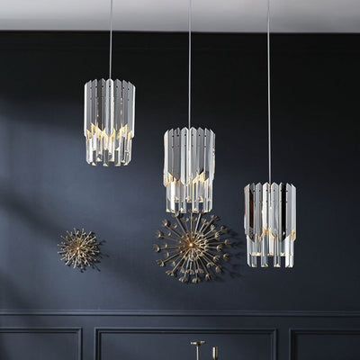 Clear Crystal Wind Chime Chandelier