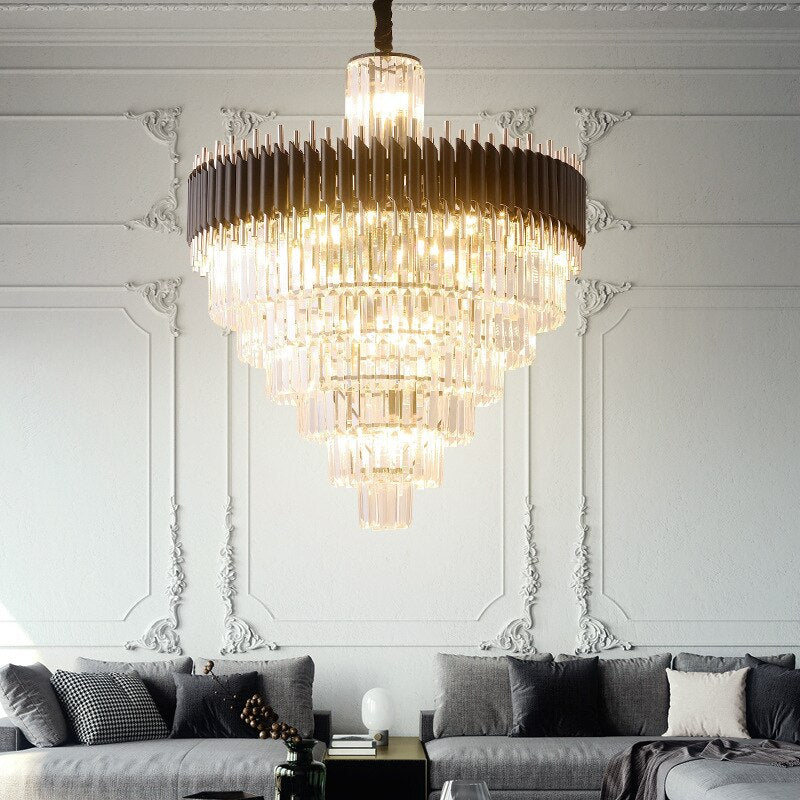 Luxurious Crystal Golden Supremity Chandelier