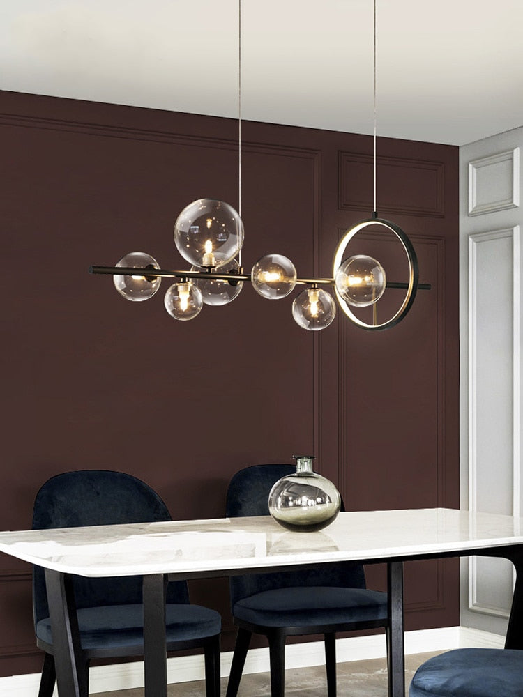 Art deco deals bubble chandelier