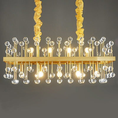 Modern Style Golden Lollipop Chandelier