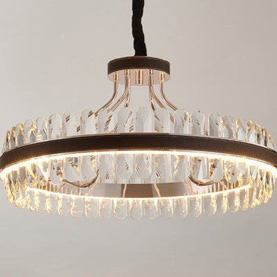 Luxurious Postmodern Crystal Chandelier