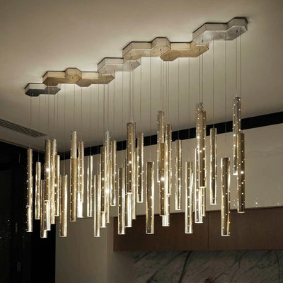 Hanging Shards of Light Chandelier