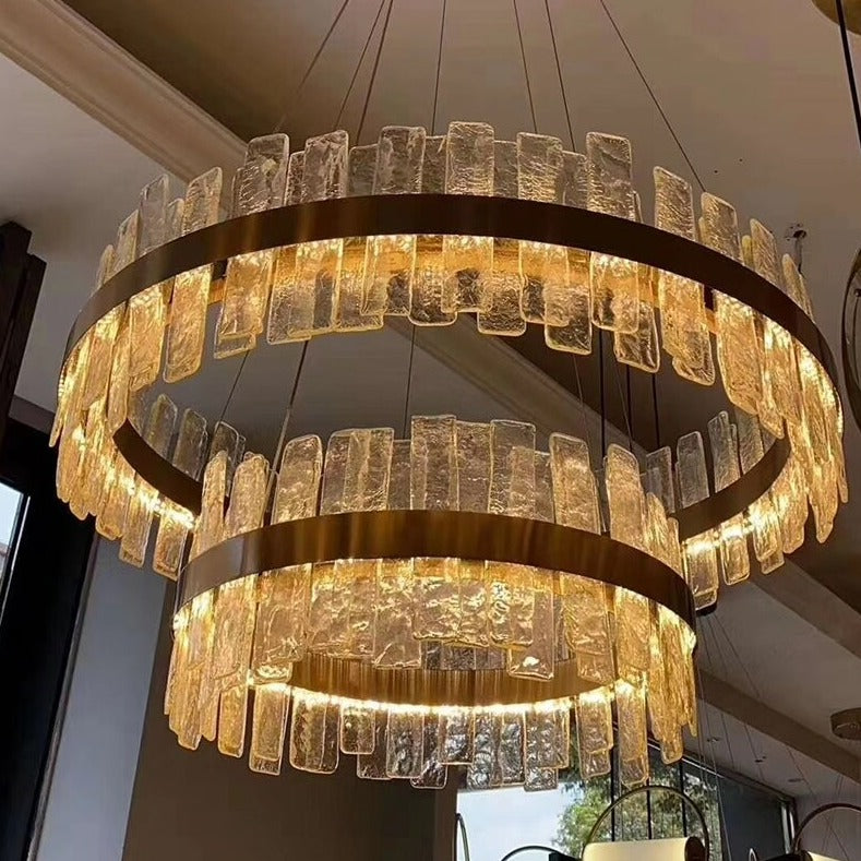 Luxurious Crystal Nebula Chandelier