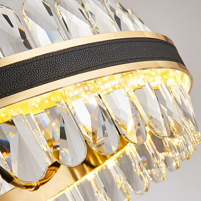 Luxurious Postmodern Crystal Chandelier