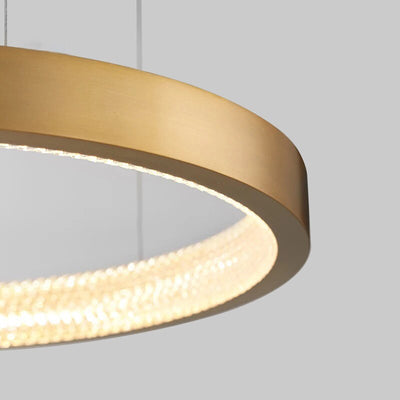 Modern Style Smooth Circle Chandelier