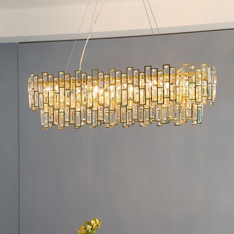 Luxurious Crystal Contemporary Art Chandelier