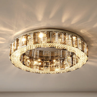 Modern K9 Crystal Smoky Luxury Chandelier