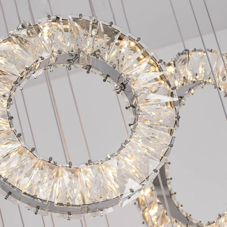 Luxurious Crystal Rounds Chandelier