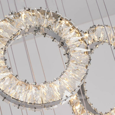 Luxurious Crystal Rounds Chandelier