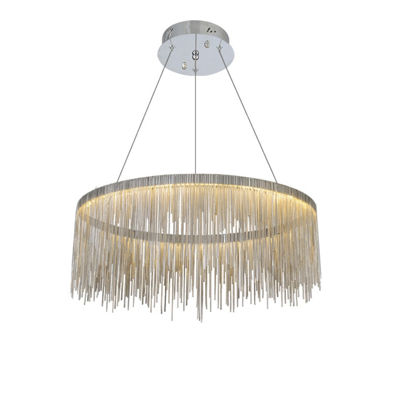 Modern Style Golden Drizzle Chandelier