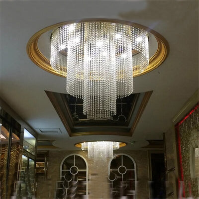 Luxurious Crystal Crepuscular Chandelier