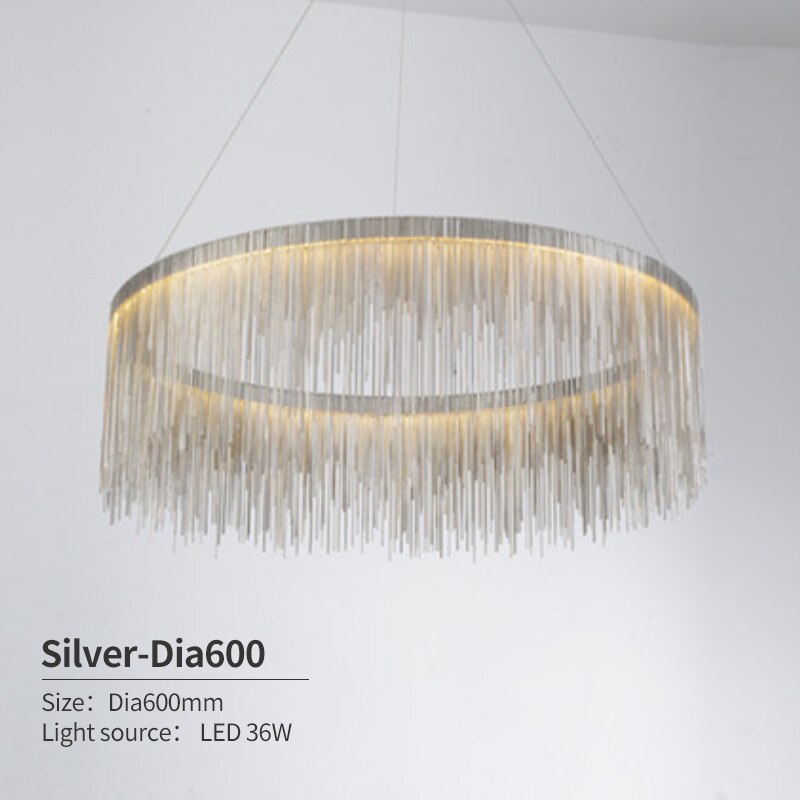 Modern Style Golden Drizzle Chandelier