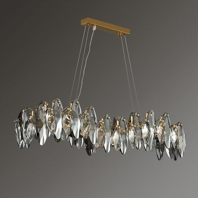 Crystal Luxury Dark Wave Chandelier