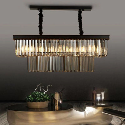 Luxurious Classic Style Amber Chandelier