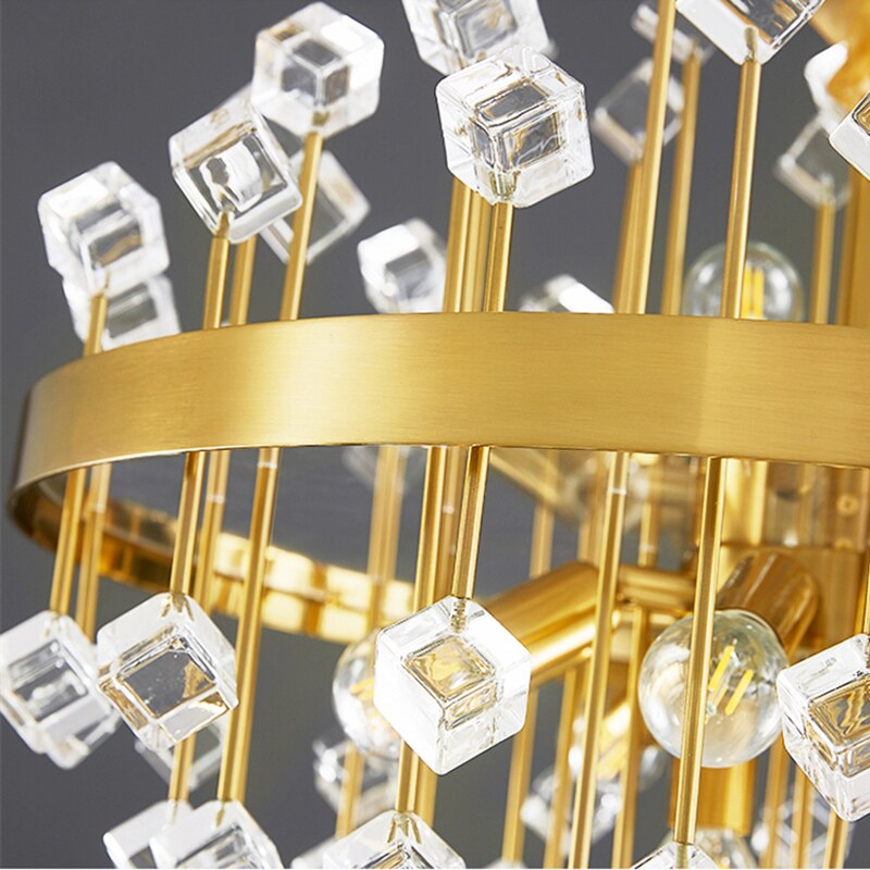 Modern Style Golden Lollipop Chandelier