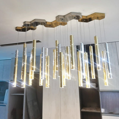 Hanging Shards of Light Chandelier