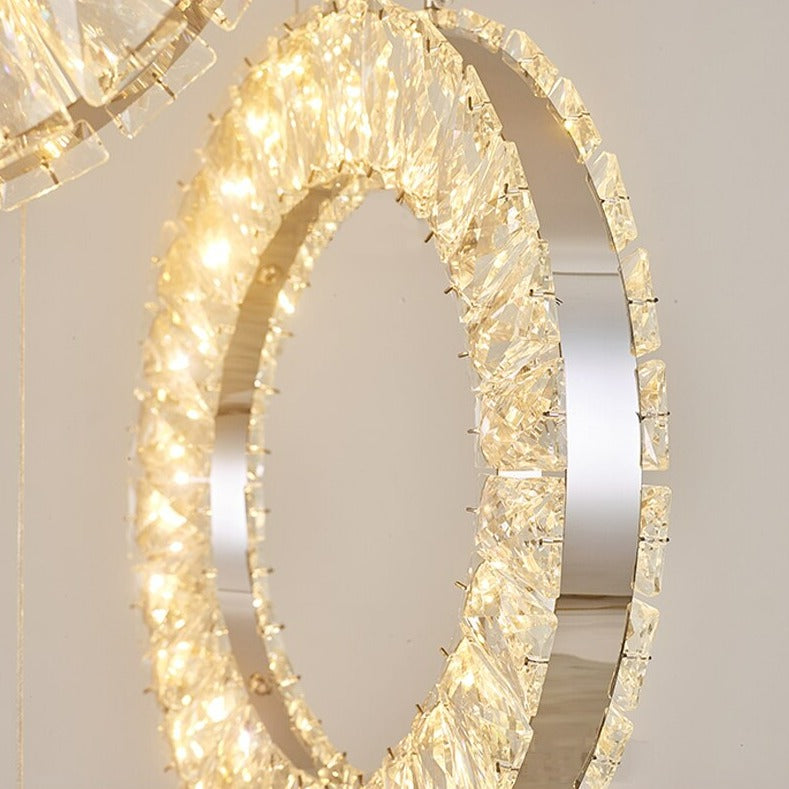 Luxurious Crystal Rounds Chandelier