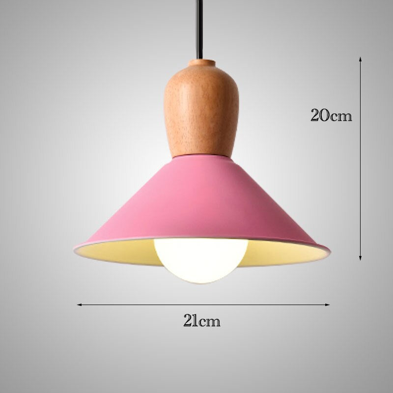 Retro Design Modern Colored Ceiling Light