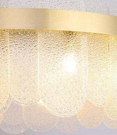 Modern Style Oval Shards Chandelier